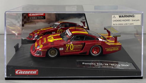 Carrera Evolution Porsche 935/78 Moby Dick DRM Norisring 1981 #70 momo 1/32 Slot Cars