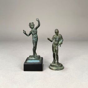 Two Bronze Classical Figures