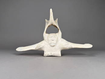 Inuit Carved Whale Bone Vertebrae