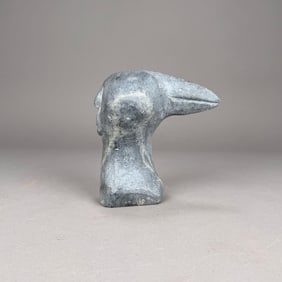Inuit Two-Headed Transformation Stone Carving
