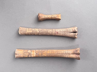 Three Pre-Columbian Bone Carvings