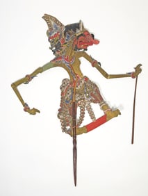 Shadow Puppet Representing Karna