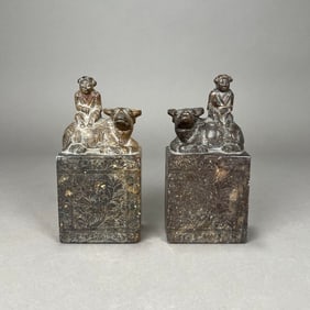 Chinese Carved Soapstone Seals