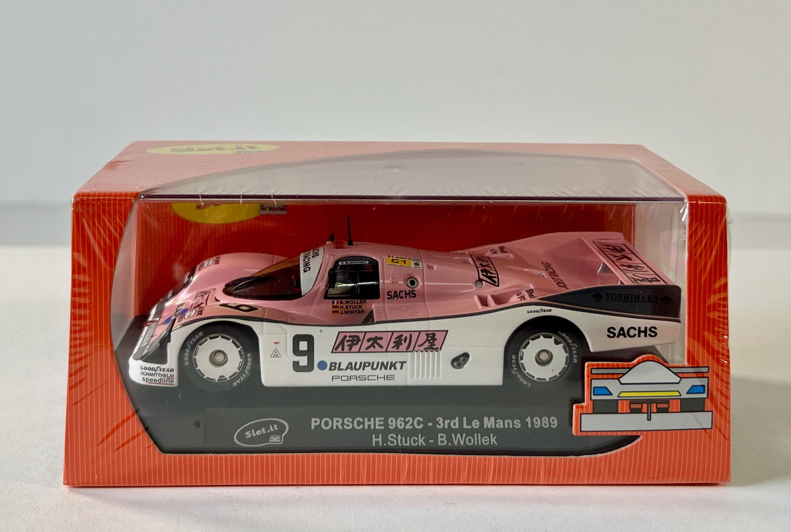 Slot.it Porsche 962C Le Mans 1989 #9 1/32 Slot Car (1 of 5)