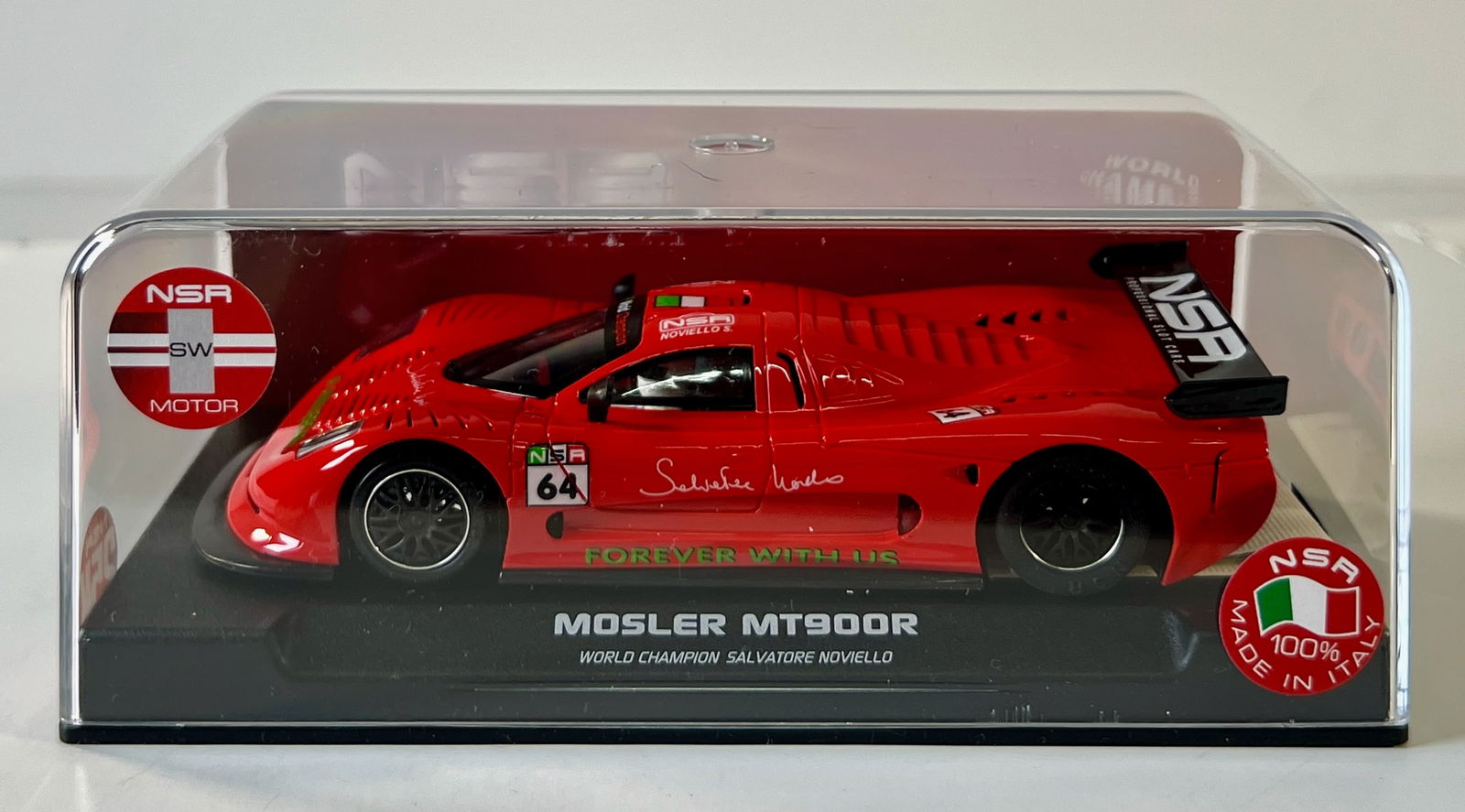 NSR Mosler EVO3 MT900R World Champion Salvatore Noviello #64 1/32 Slot Car (1 of 5)