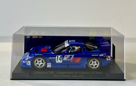 Fly Car Model Corvette C5R Campeonato de Espana GT 2002 #14 1/32 Slot Car