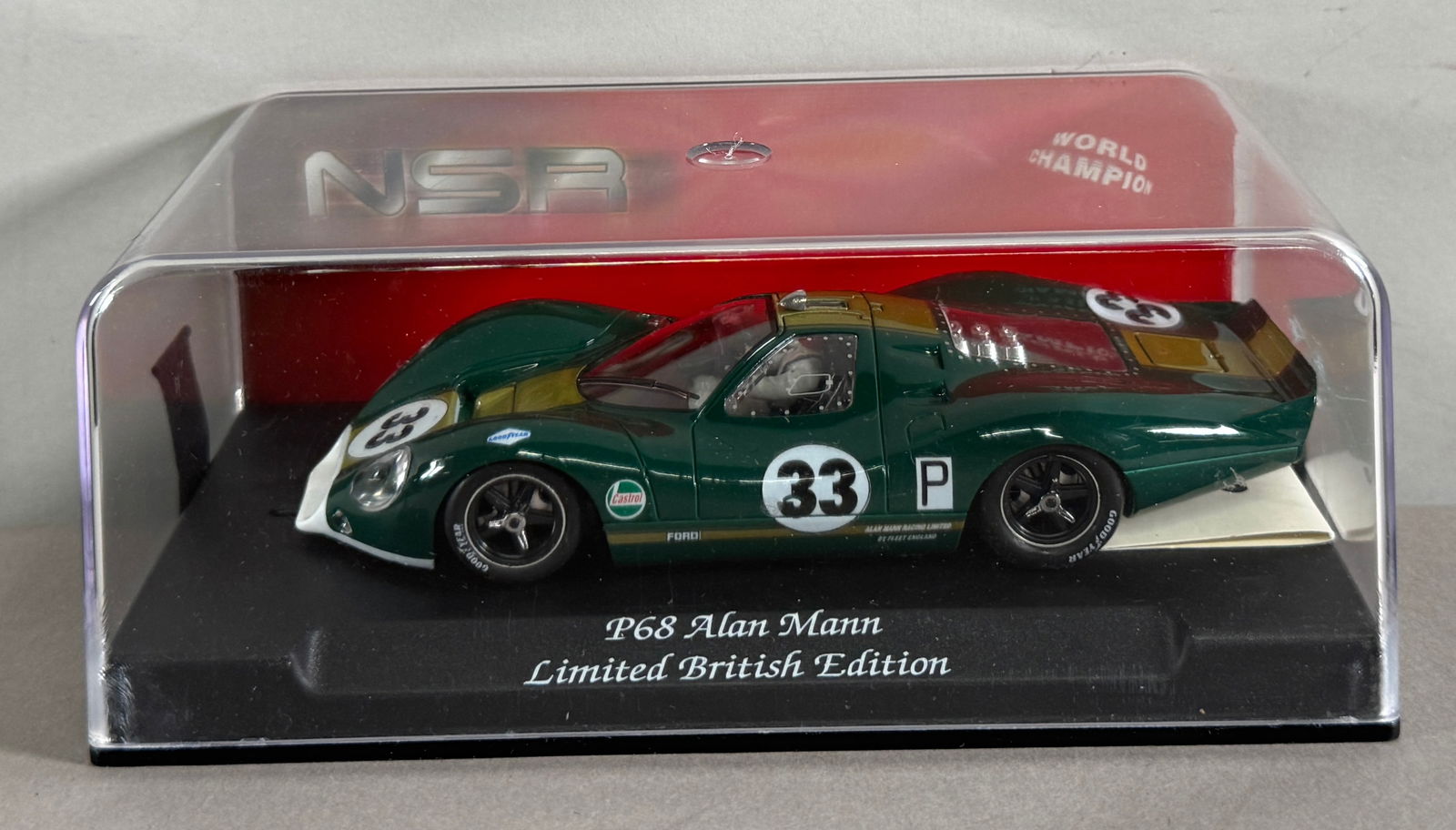NSR Ford P68 Alan Mann Limited British Edition #33 1/32 Slot Car (1 of 6)