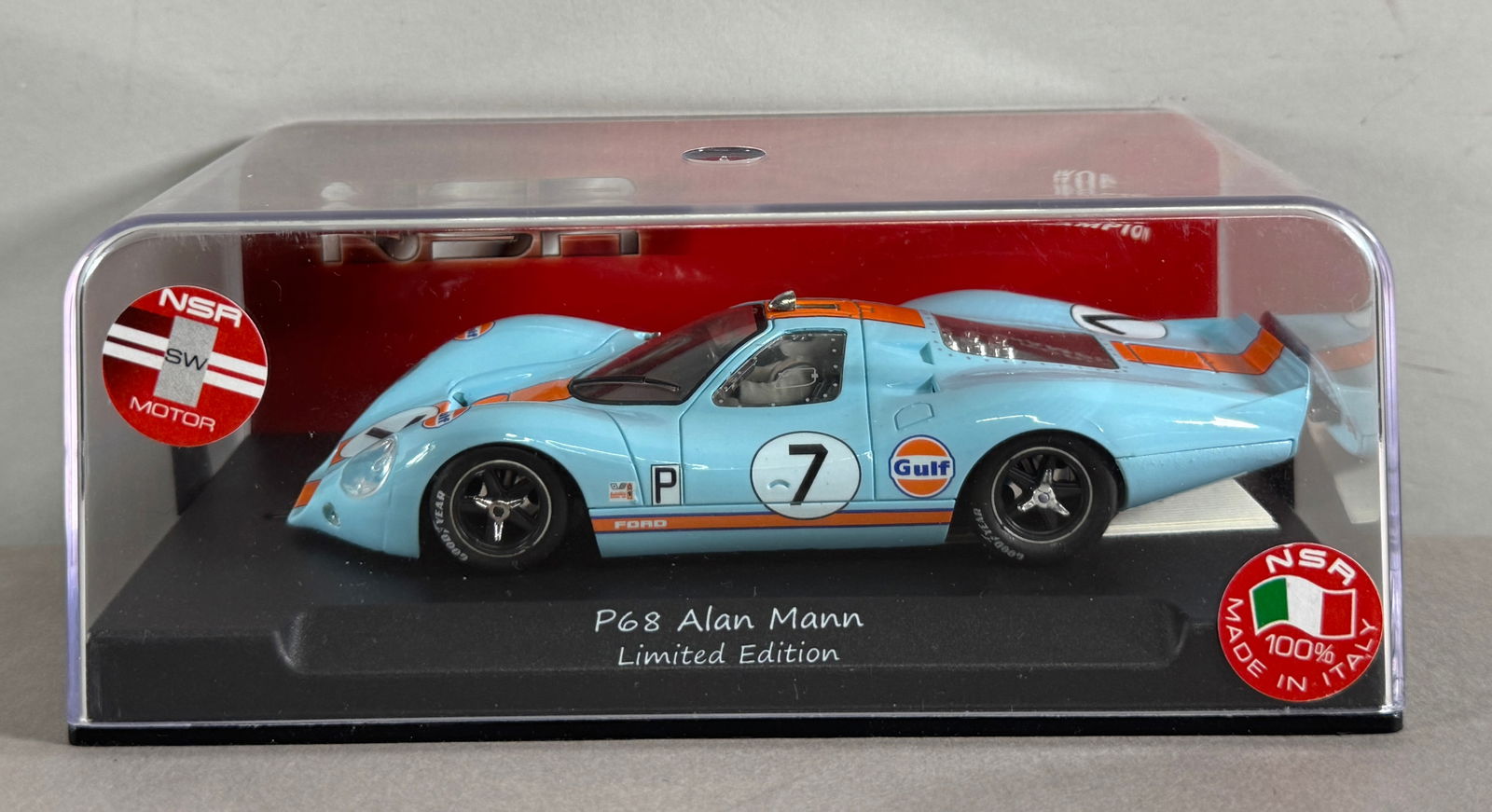 NSR Ford P68 Alan Mann Limited Edition #7 1/32 Slot Car (1 of 6)