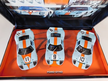 Fly Car Model Ford Team 05 Gulf GT40 24h Le Mans 1968 1/32 Slot Car Set