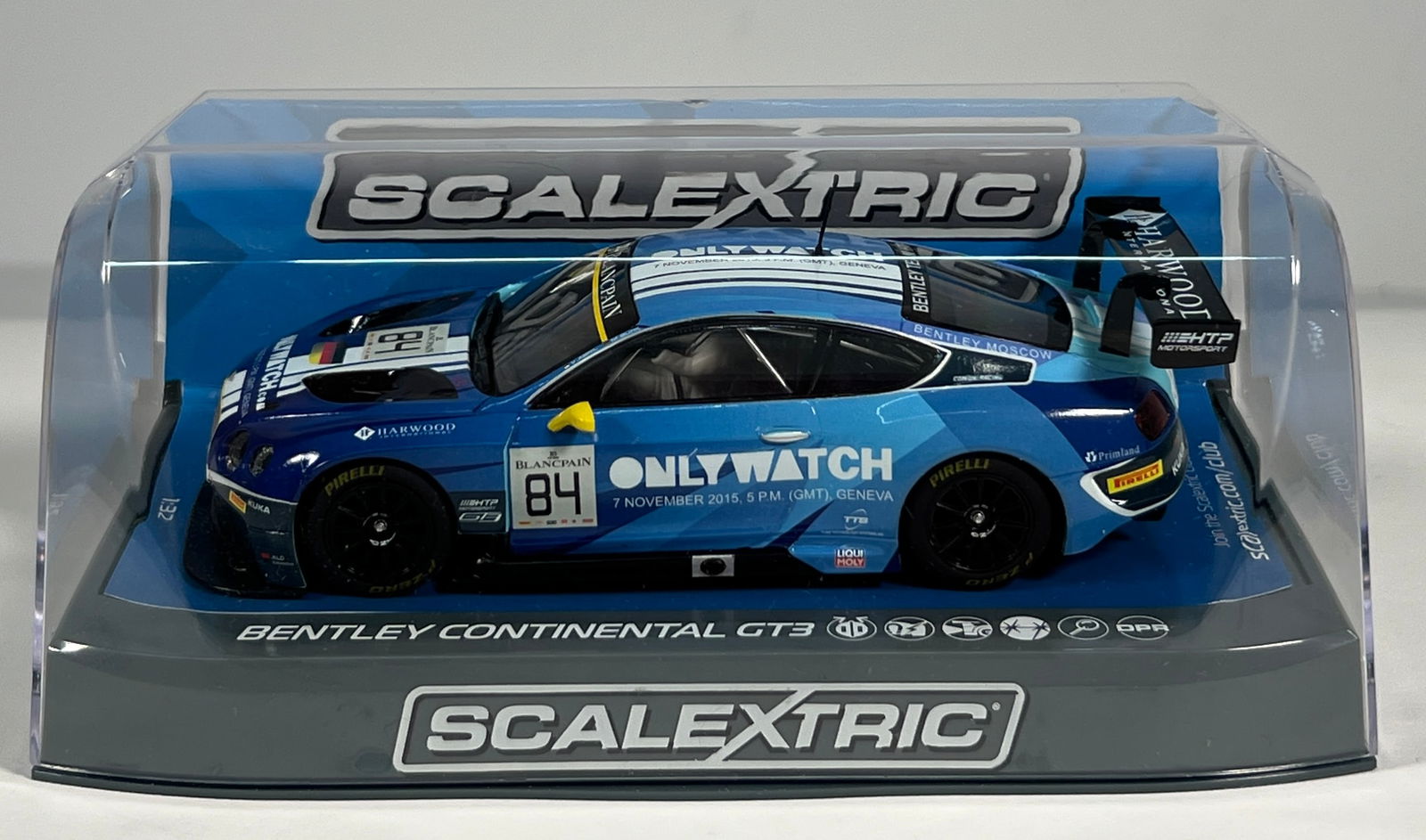 Scalextric Bentley Continental GT3 Team HTP Moscow #84 1/32 Slot Car (1 of 5)