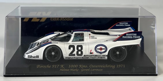 Fly Car Model Porsche 917K 1000 Kms. Osterreichring 1971 #28 1/32 Slot Car