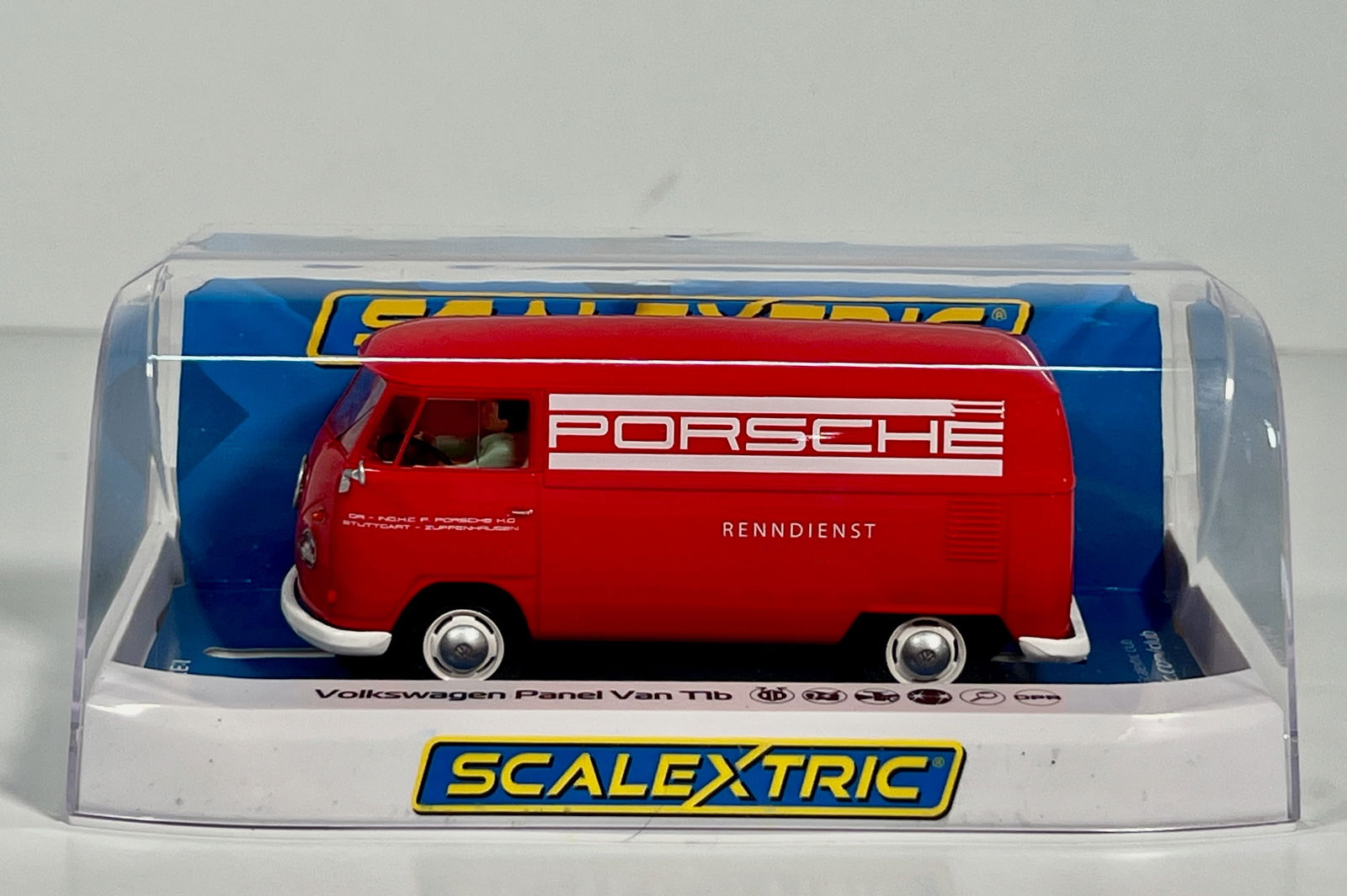 Scalextric Volkswagen Panel Van T1b Porsche Racing Service Team Support Vehicle 1/32 Slot Car (1 of 5)