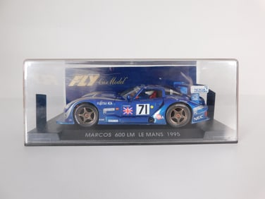 Fly Car Model Marcos 600 LM Le Mans 1995 #71 1/32 Slot Car