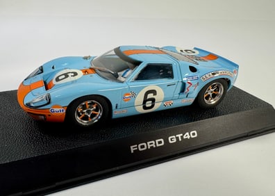 Scalextric Ford GT40 #6 1/32 Slot Car