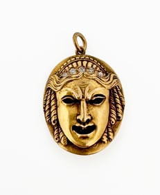 14k Gold & Diamond Pendant