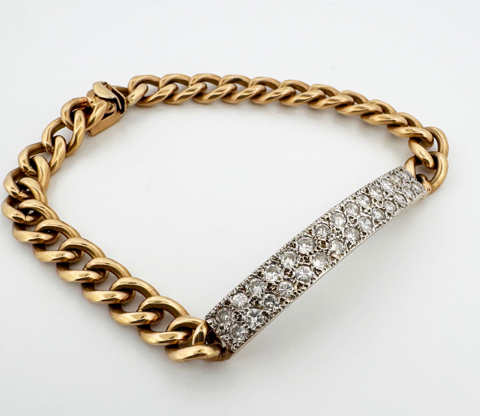 14k Gold Diamond Bracelet (1 of 3)