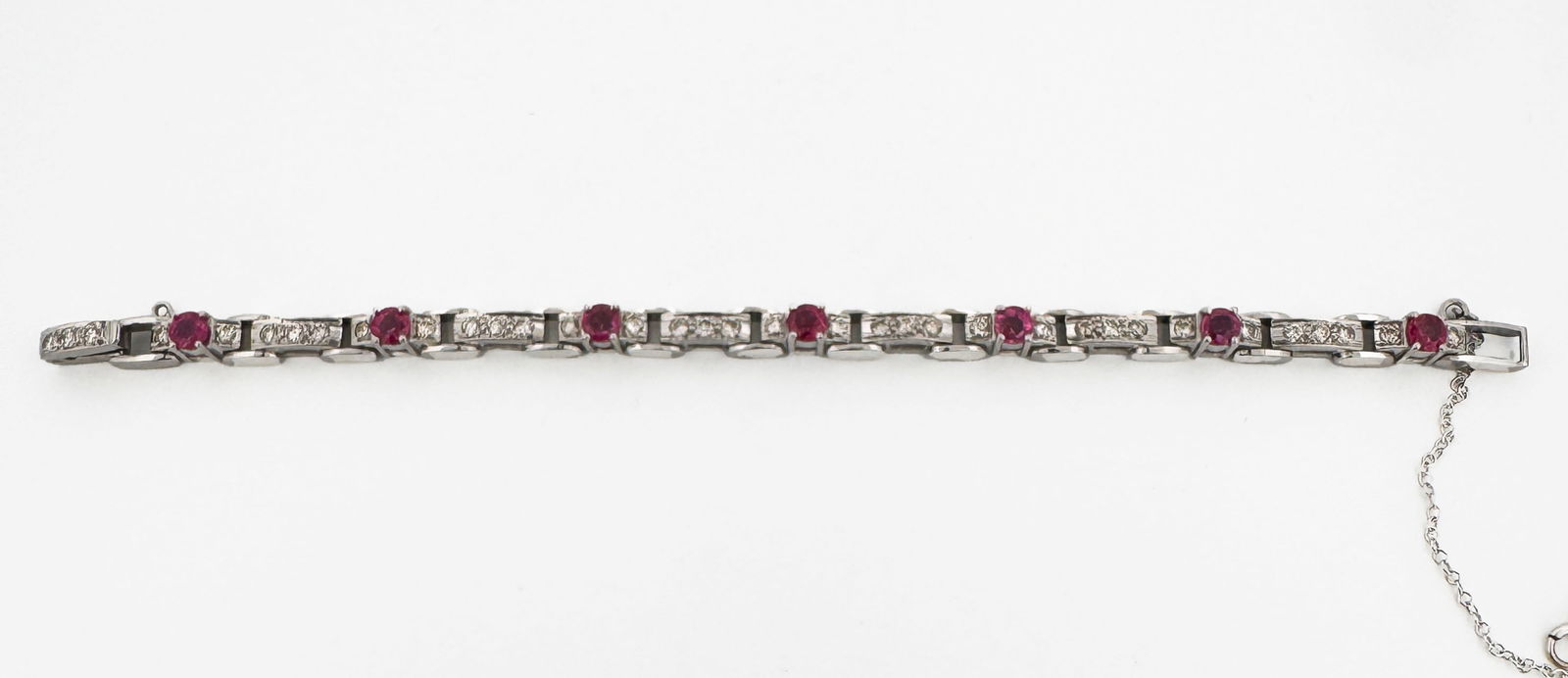 10k Ruby Diamond Bracelet (1 of 3)