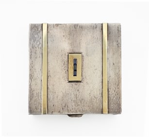 Sterling 14k Sapphire Compact