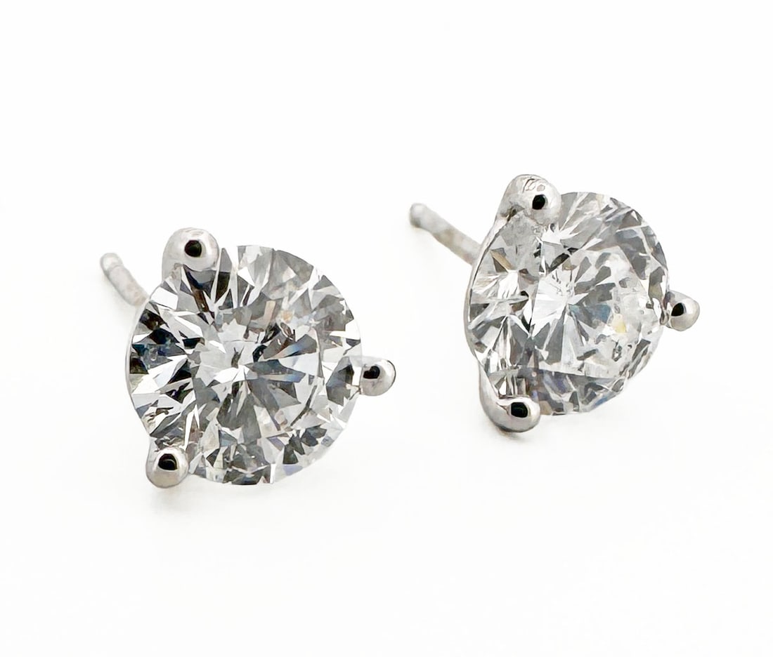 2ctw Diamond Stud Earrings (1 of 3)