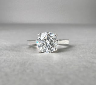 GIA Certified 1.54ct Diamond Solitaire Ring