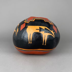 Painted Gourd by Kathy MacKnight