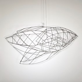 Isabel Mattia Wire Fish Sculpture