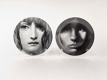 Fornasetti Tema e Variazioni Plates with Boxes