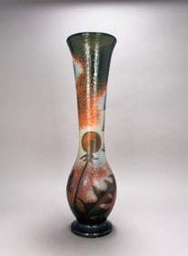 Daum Freres Cameo Glass Vase