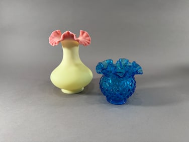 Two Fenton Vases