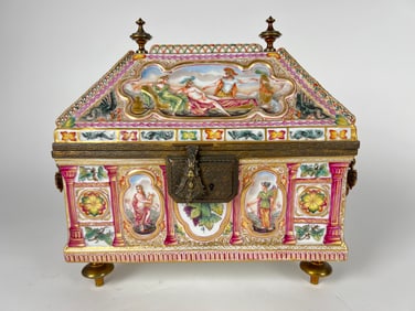 Capodimonte Porcelain Casket