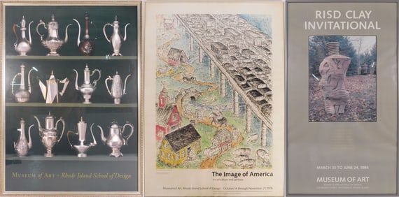 Three Framed Museum of Art, RISD Posters