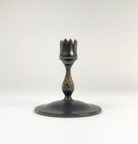 Tiffany Studios Bronze Candlestick or Vase Stand