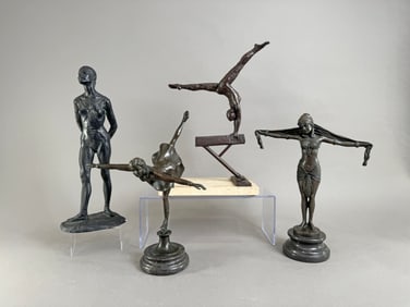 Four Figural Sculptures
