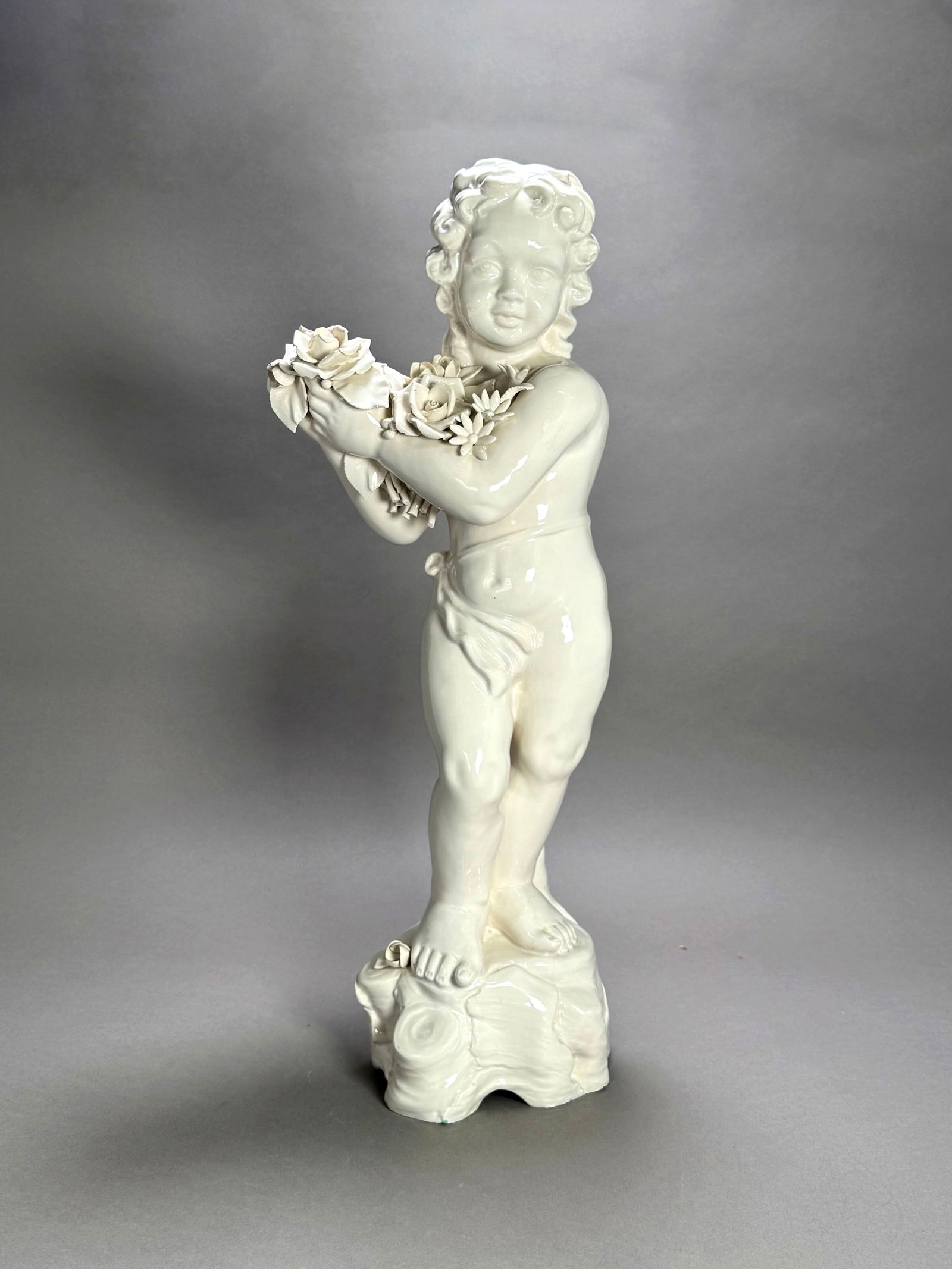 Italian Porcelain Putti Figure (1 of 6)