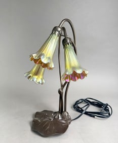 Tiffany Studios Style Lily Table Lamp