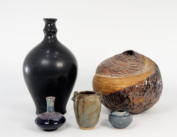 Five Piece Pottery Group