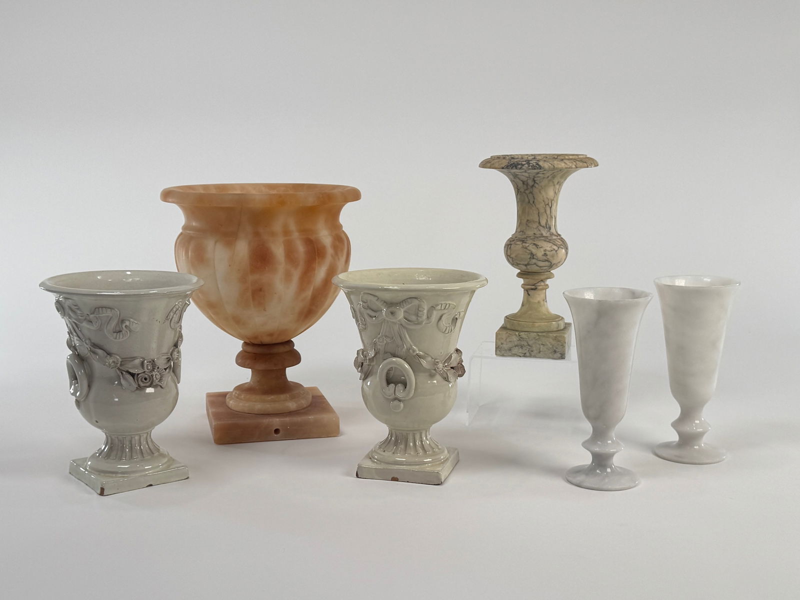 Collection of Six Decorative Urns and Vases (1 of 14)