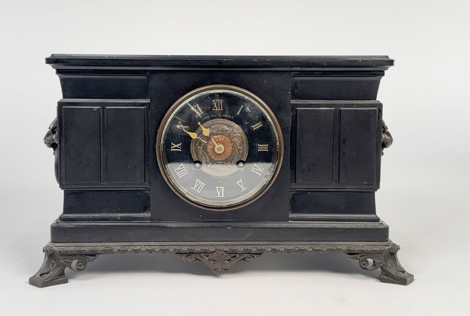Gorham Co & Brown Mantel Clock (1 of 3)