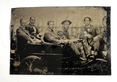 Automobile Tintype Photograph