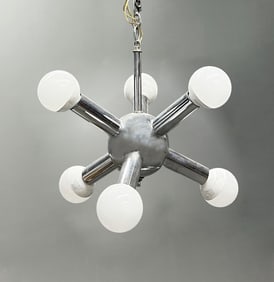 Mid-Century Chrome Sputnik Chandelier