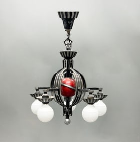 Mid-Century Art Deco Chandelier