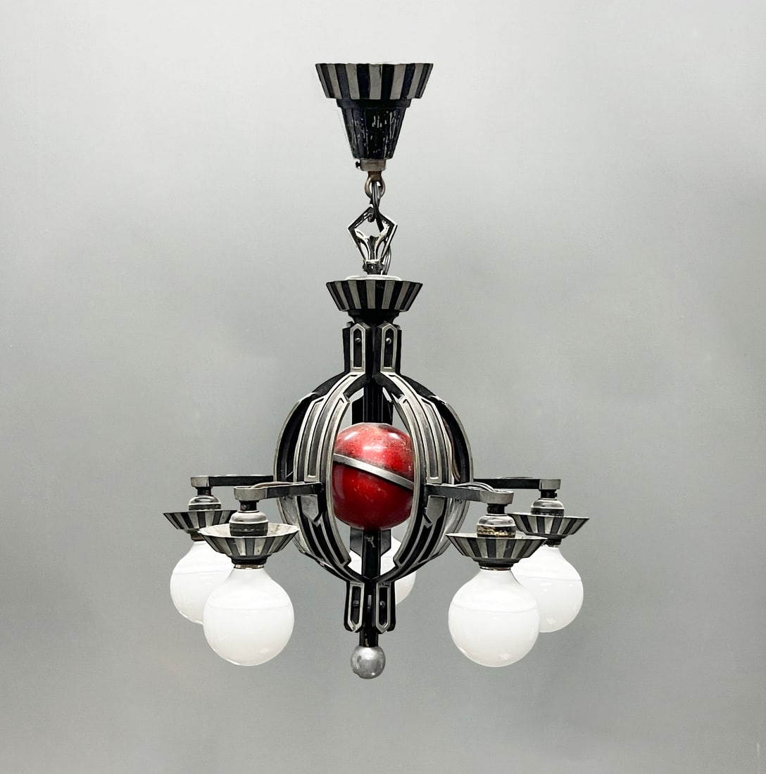 Mid-Century Art Deco Chandelier (1 of 1)