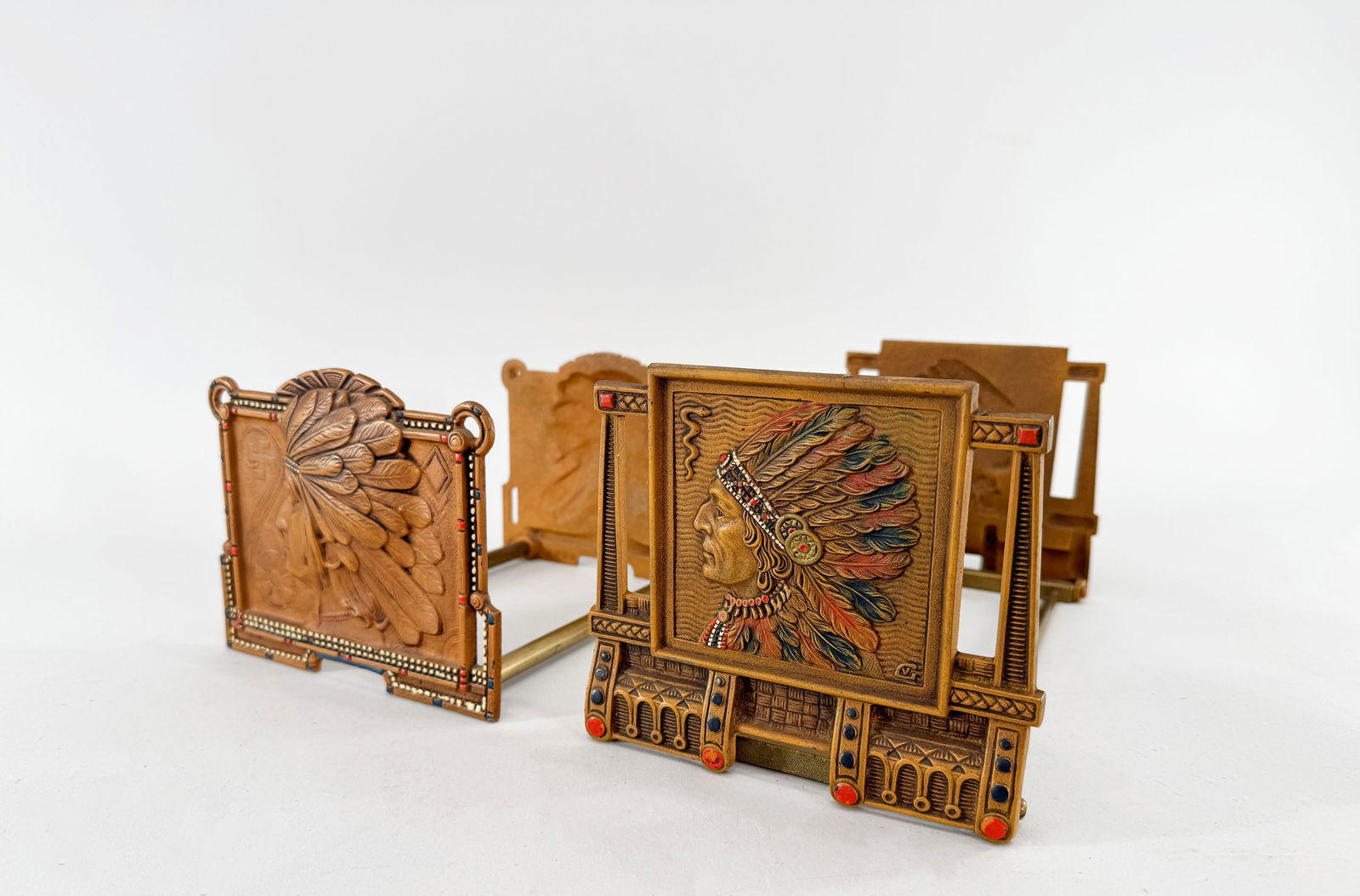 Two H.L. Judd Extendable Bookracks (1 of 6)