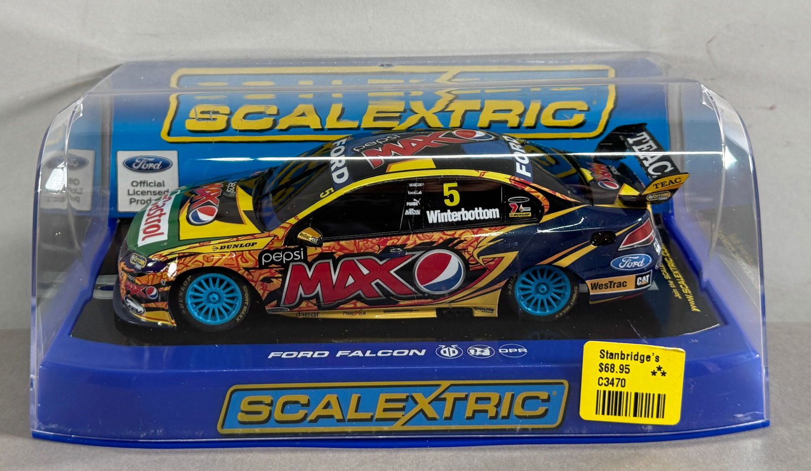 Scalextric 2013 Ford Falcon #5 1/32 Slot Car (1 of 6)