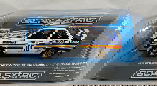 Scalextric Ford Escort MK2 1980 Acropolis Rally #10 1/32 Slot Car