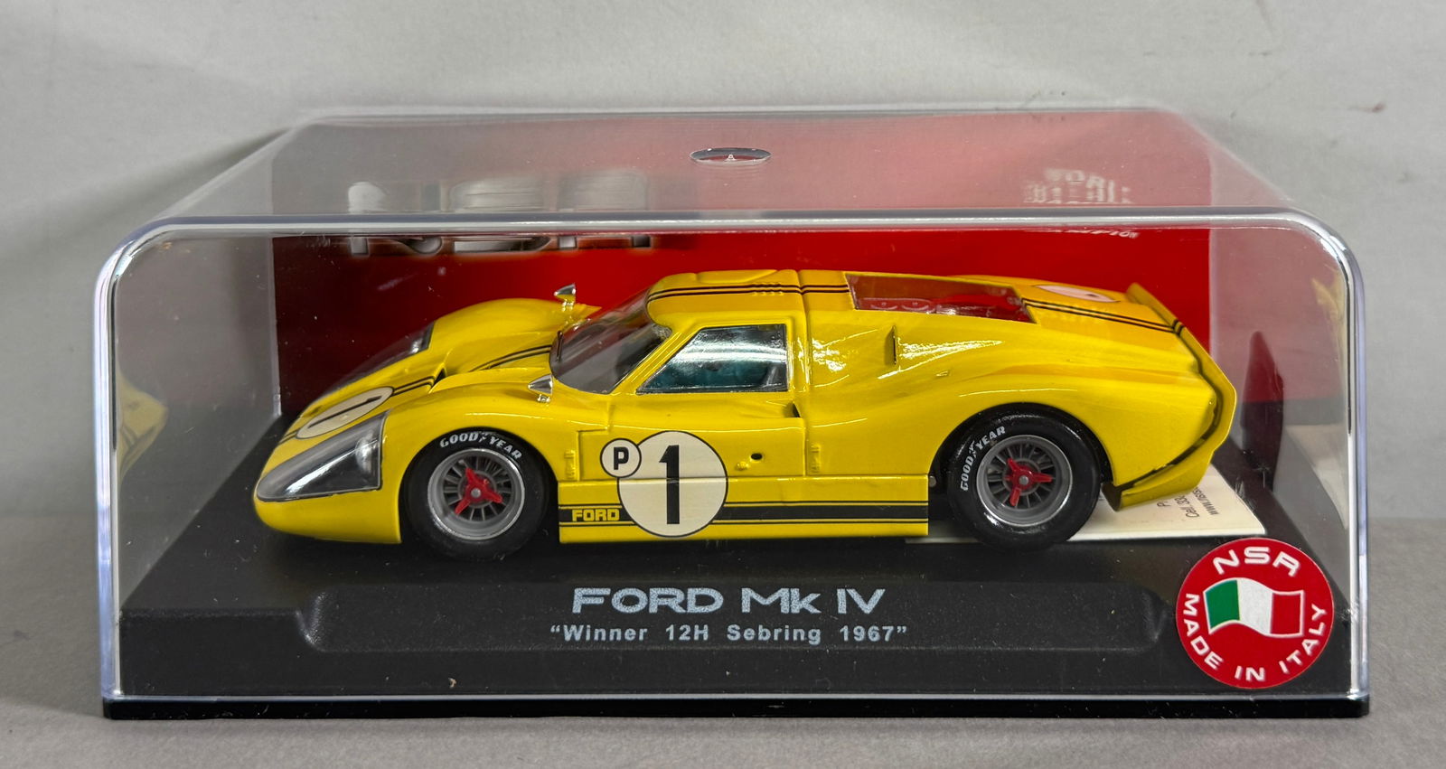 NSR Ford MK IV Winner 12H Sebring 1967 #1 1/32 Slot Car (1 of 5)