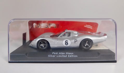 NSR P68 Alan Mann Silver Limited Edition #6 1/32 Slot Car