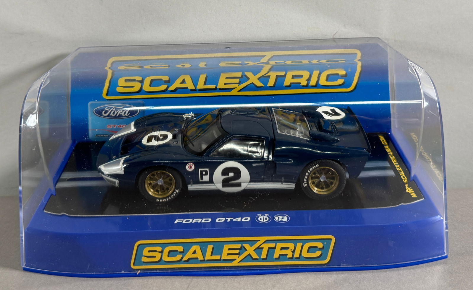 Scalextric Ford GT40 MKII 1966 #2 1/32 Slot Car (1 of 6)