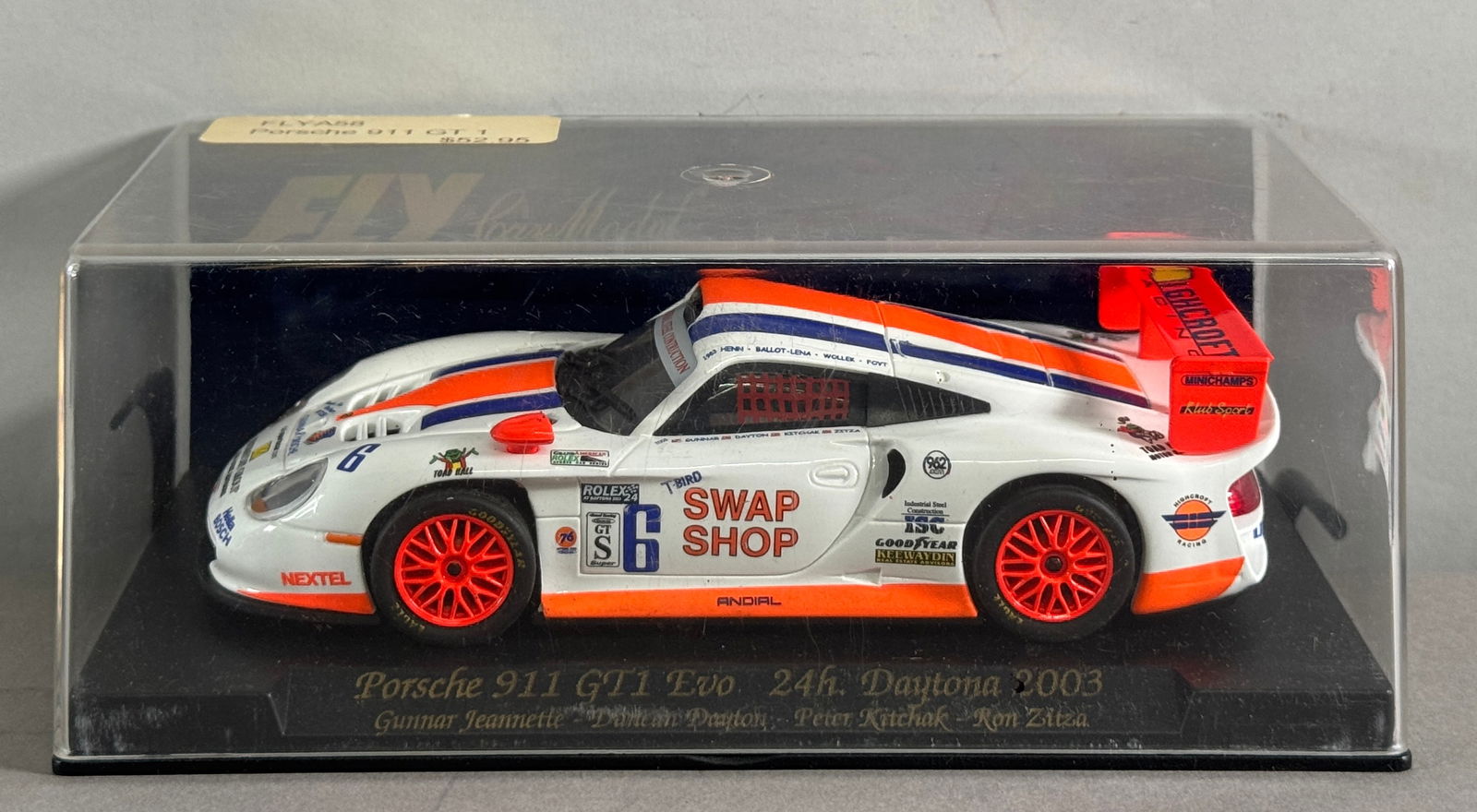 Fly Car Model Porsche 911 GT1 Evo 24h Daytona 2003 #6 1/32 Slot Car (1 of 6)