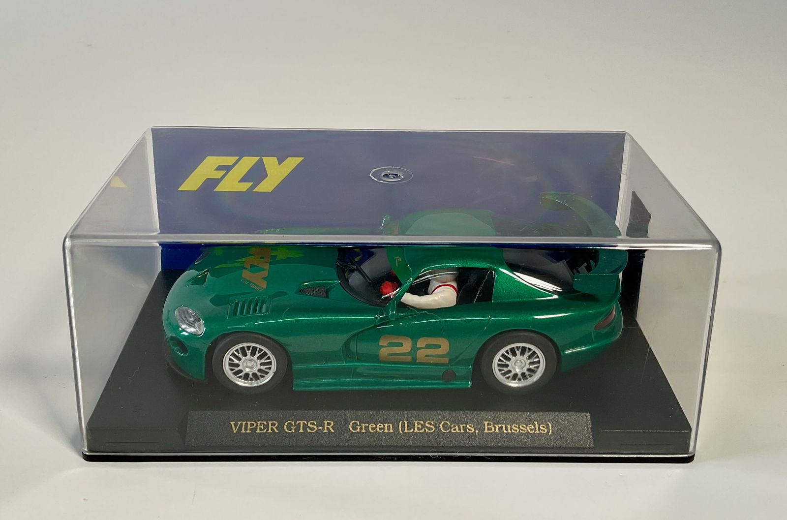 Fly Viper GTS-R Green LES Cars Brussels #22 1/32 Slot Car (1 of 5)
